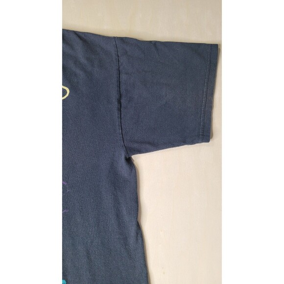 Ed Hardy by Jon Reep T-Shirt Black Gold‎ Texas Tea Skull Cowboy Graphic Tee SZ L - Picture 3 of 12